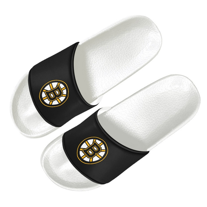 Men's Boston Bruins Flip Flops 001 Men's Boston Bruins Flip Flops 001